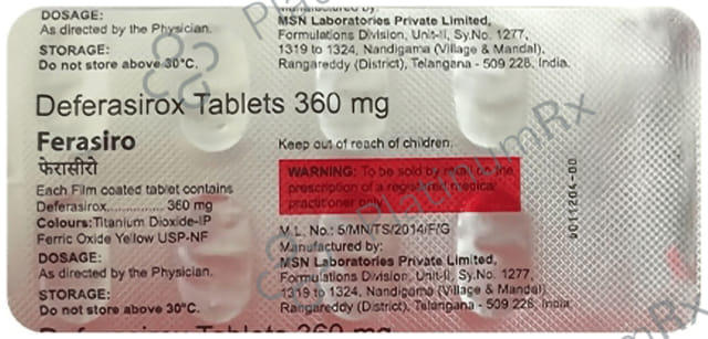 Ferasiro 360mg Tablet