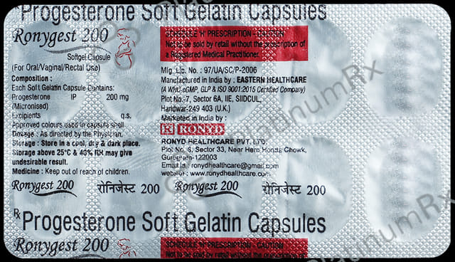 Ronygest 200mg Capsule