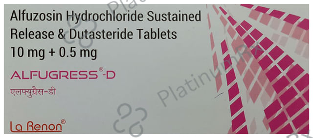 Alfugress D 10/0.5mg Tablet SR 10s