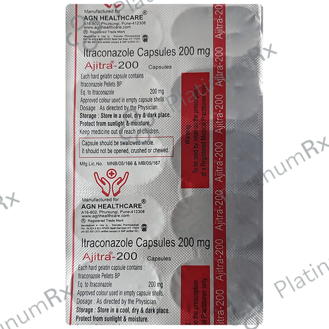 Ajitra 200mg Capsule 10s