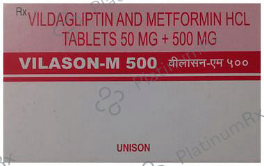 Vilason M 500/50mg Tablet 10s