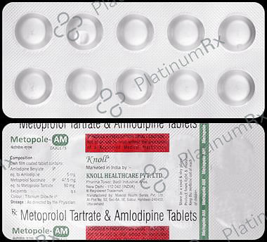 Metopole AM 5/50mg Tablet 10s