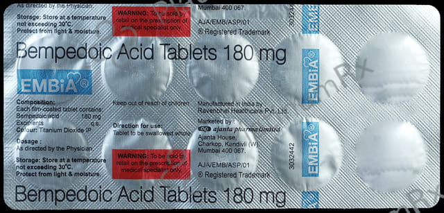 Embia 180mg Tablet 10s