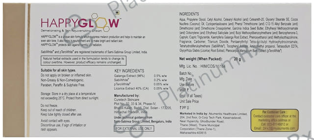 Happyglow Skin Cream 20gm