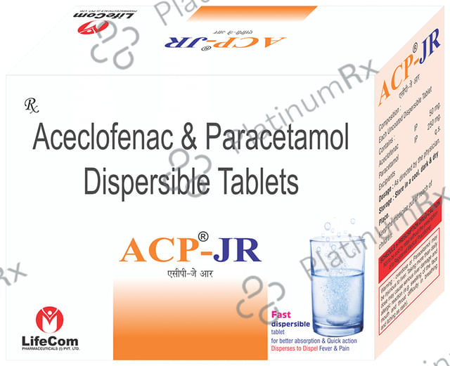 Acp JR 50/250mg Tablet DT 15s