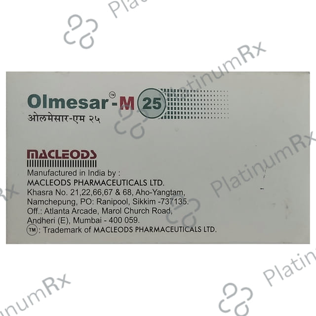 Olmesar M 25/20mg Tablet ER 15s