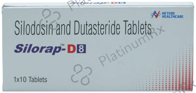 Silorap D 8mg/0.5mg Tablet