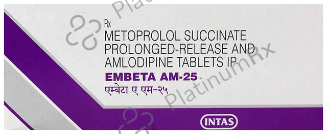 Embeta AM 25/5mg Tablet PR 10s
