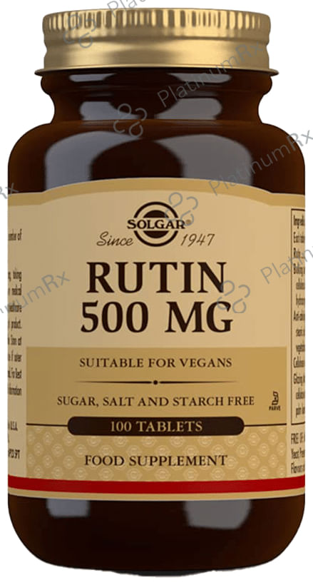 Solgar Rutin 500mg Tablet