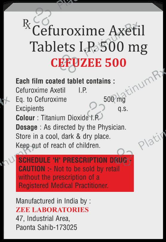 Cefuzee 500mg Tablet 4s