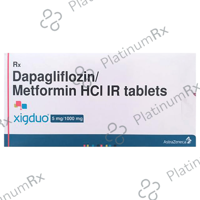 Xigduo 5mg/1000mg Tablet IR