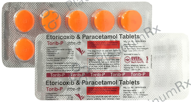 Torib P 60/325mg Tablet 10s
