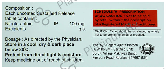 Nifcia 100mg Tablet SR