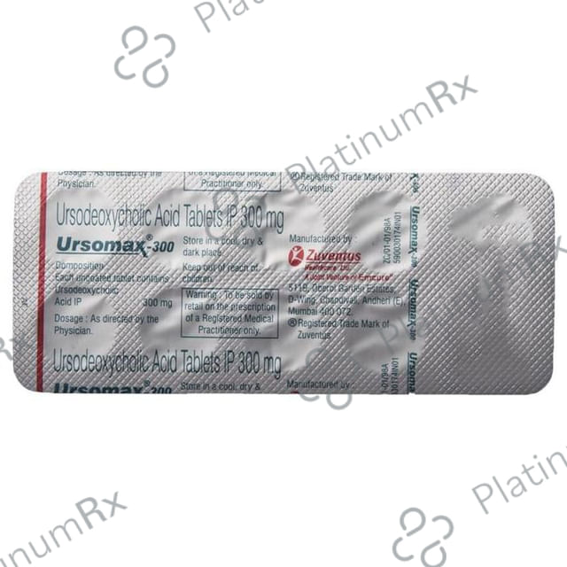 Ursomax 300mg Tablet 10s