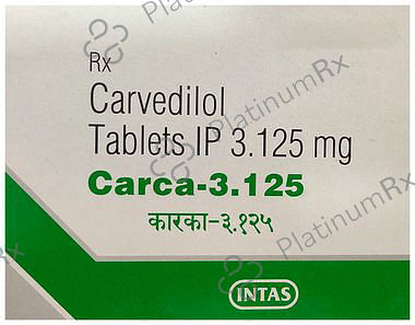 Carca 3.125mg Tablet 15s
