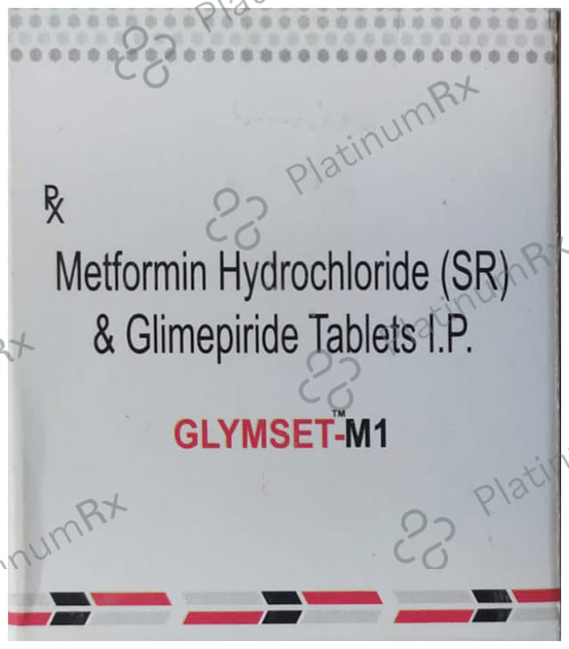 Glymset M1/500mg Tablet SR 10s