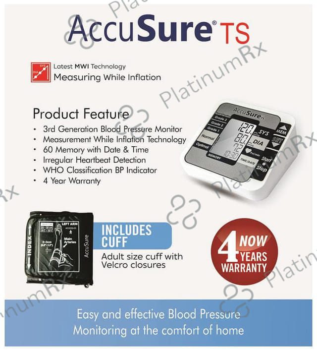 Dr. Gene AccuSure TS Automatic Blood Pressure Monitoring System