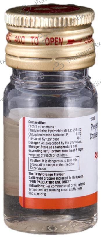 Ascoril Flu 1/2.5mg Oral Drops 15ml