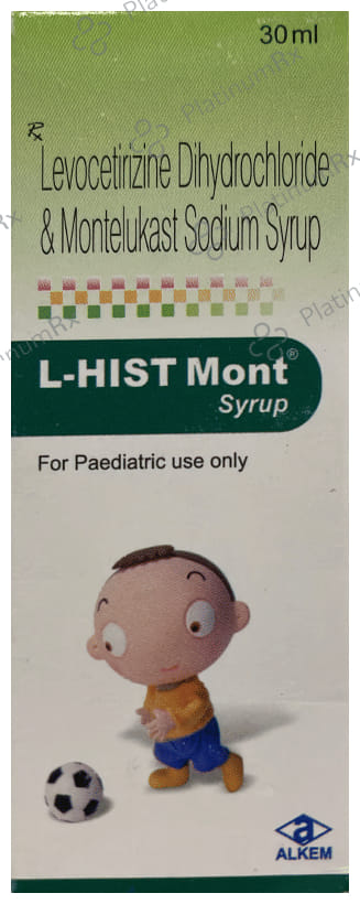 L Hist Mont 2.5/4mg Syrup 30ml