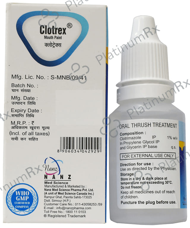 Clotrex Mouth Paint 15ml