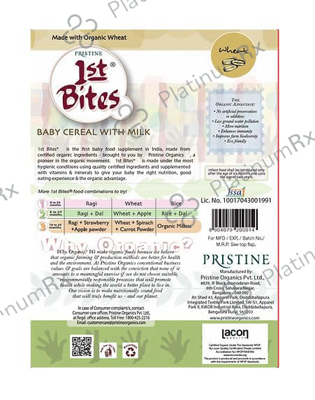 1st Bites Stage 1 Wheat Baby Cereal Powder 300gm