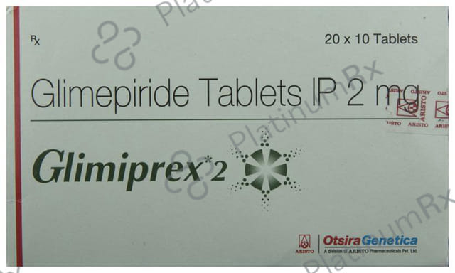 Glimiprex 2mg Tablet 10s