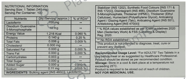 Neuronomic 10/100mg Tablet 10s