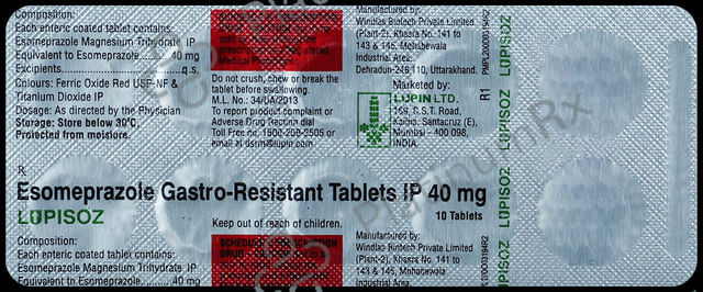 Lupisoz 40mg Tablet 10s