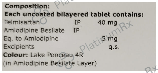 Telismart AM 40mg/5mg Tablet