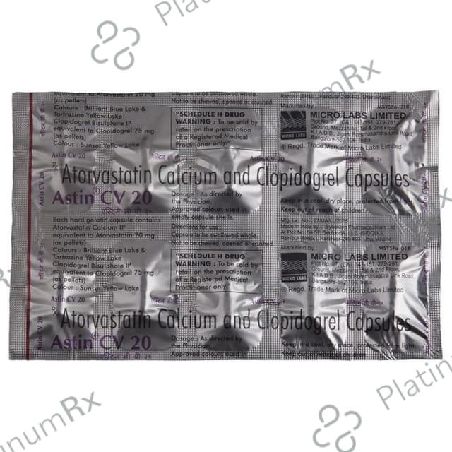 Astin CV 10/75mg Capsule 10s