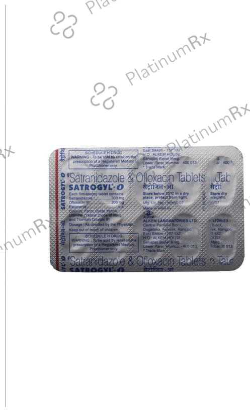 Satrogyl O 300/200mg Tablet 10s