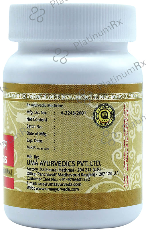 Uma Ayurveda Amvatari Ras Tablet 80 tablets