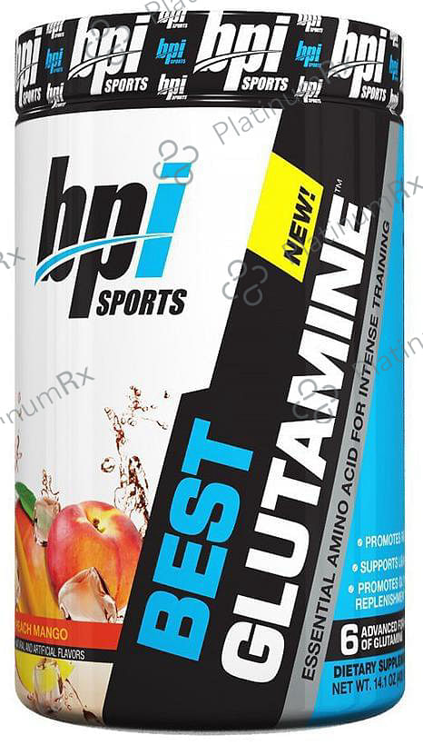 BPI Sports Best Glutamine Powder Peach Mango