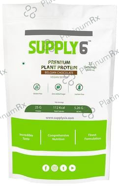 Supply6 Premium Plant Protein Belgian Chocolate 250 Powder