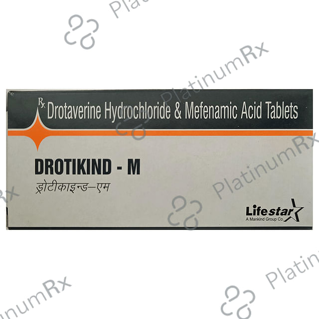 Drotikind M 80/250mg Tablet 10s