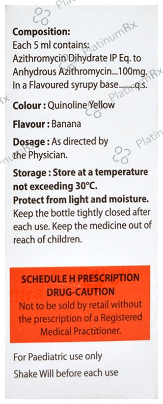 Zitobet 100 Oral Suspension Banana