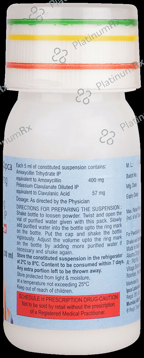 Rapiclav Forte 400/57mg Dry Syrup 30ml