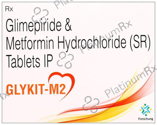Glykit M 2/500mg Tablet SR 15s
