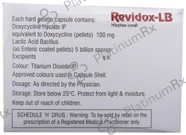 Revidox LB 100mg/5B Capsule 10s