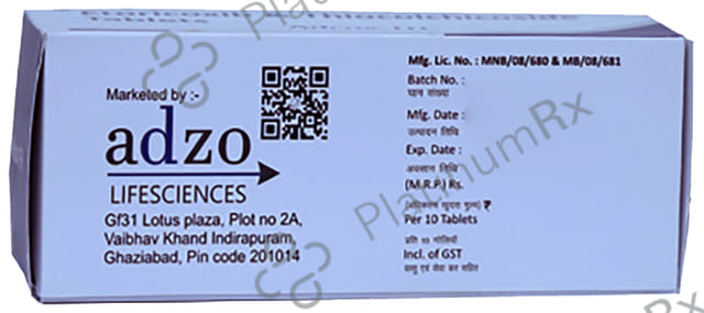 Adcox TH 60/4mg Tablet 10s