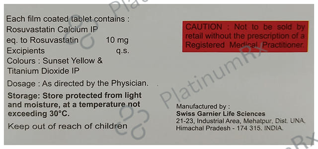 RV Stat 10mg Tablet 10s