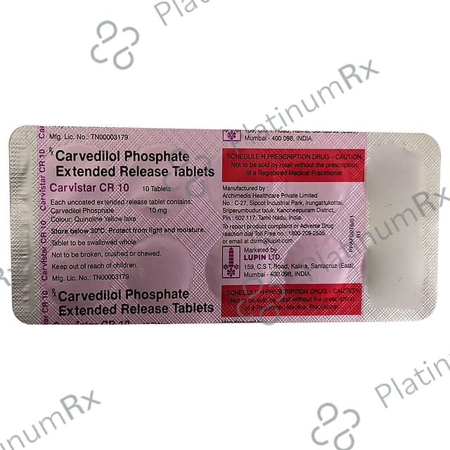 Carvistar CR 10mg Tablet 10s
