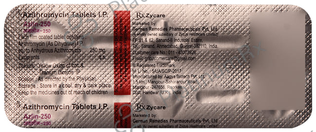 Azlin 250mg Tablet 6s
