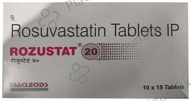 Rozustat 20mg Tablet 15s