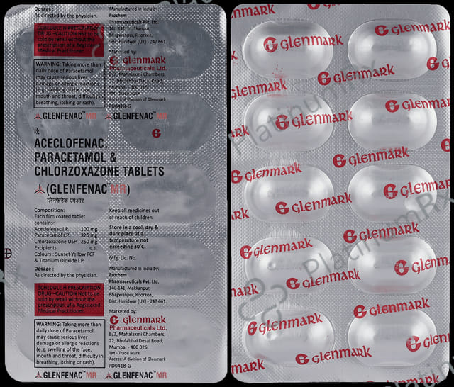 Glenfenac MR Tablet 10s