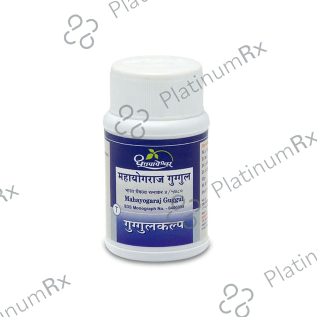 Dhootapapeshwar Mahayogaraj Guggul 1000 tablets