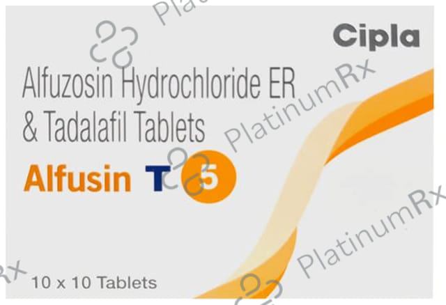 Alfusin T 10/5mg Tablet 10s