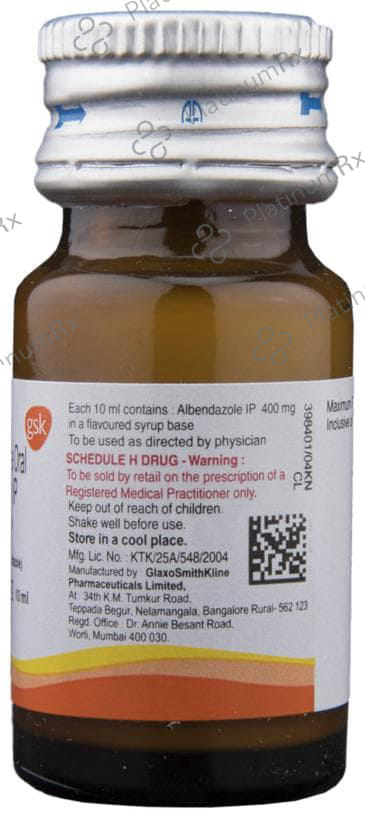 Zentel 400mg Oral Suspension 10ml