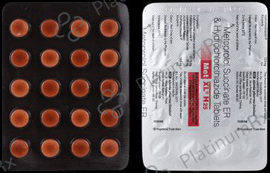 Met XL H 12.5/25mg ER Tablet 20s