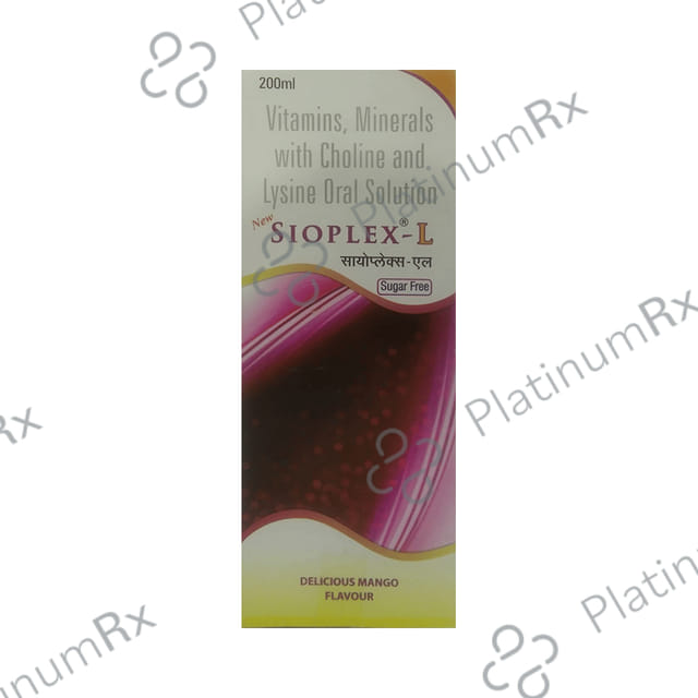 Sioplex L Mango Flavour Sugar Free Syrup 200ml